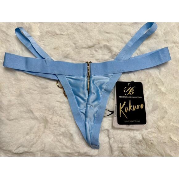 Honey Birdette KUKURO🩵 Light Blue Thong Small - Picture 2 of 3